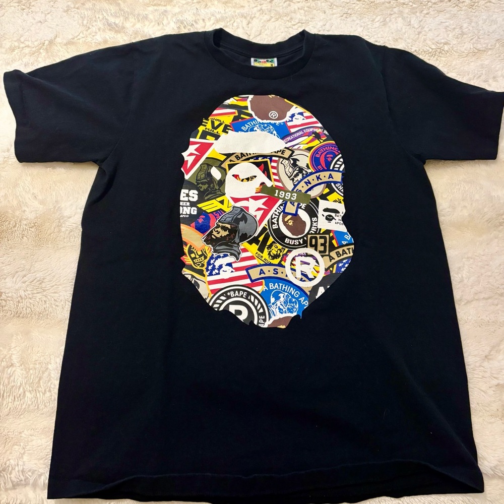BAPE Black Graphic T-Shirt